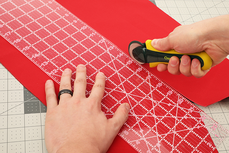 Rotary cutters are great for fatigue-free cutting.